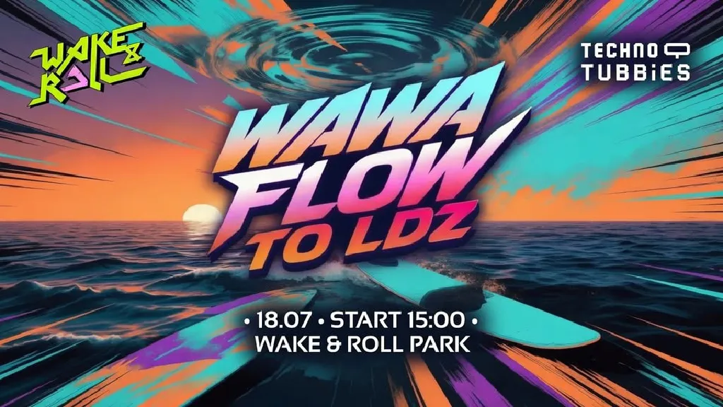 WAWA FLOW TO LDZ – rave nad wodą