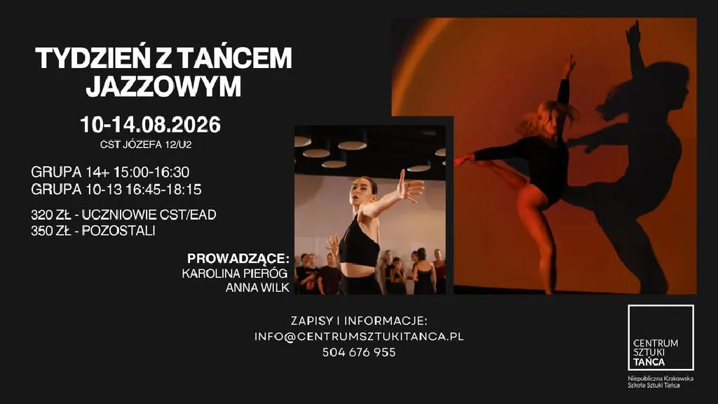 Tydzień z tańcem jazzowym – warsztaty