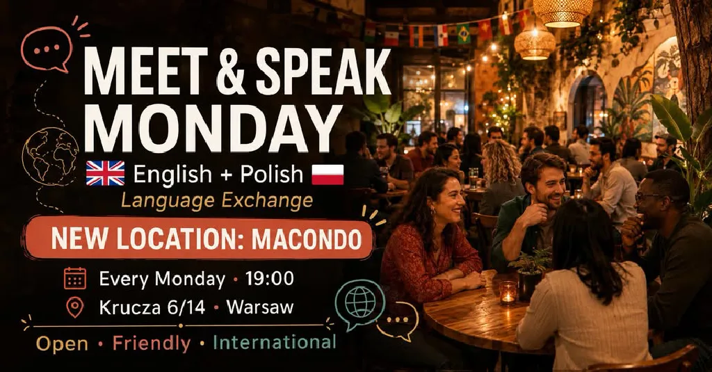 Meet & Speak Monday: English + Slavic Tandem