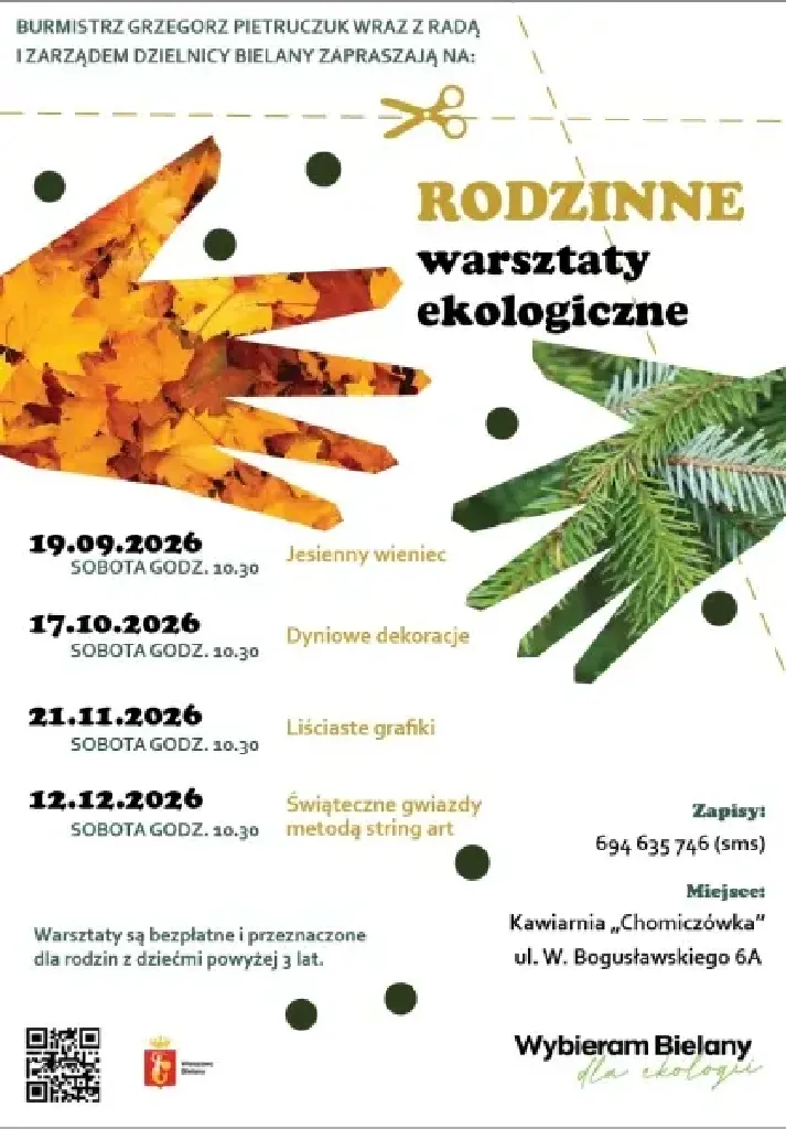 Rodzinne warsztaty ekologiczne – jesienny wieniec