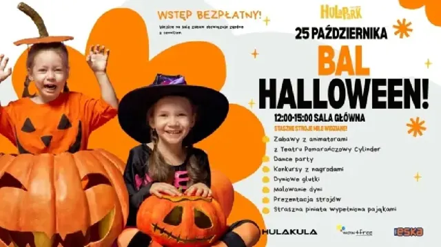 Bal Halloween – rodzinna niedziela w HULAKULA