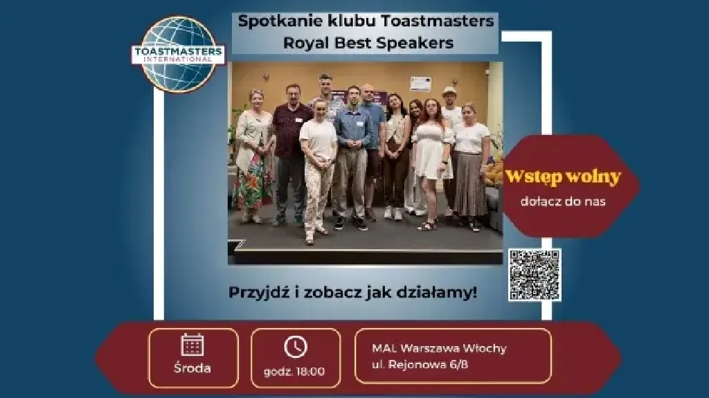 Toastmasters Royal Best Speakers – spotkanie