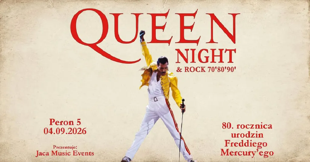 QUEEN Night & Rock 70’80’90’ – impreza tematyczna