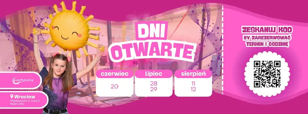 Dni Otwarte Akrobatyki Sportowej dla dzieci 7–9 lat