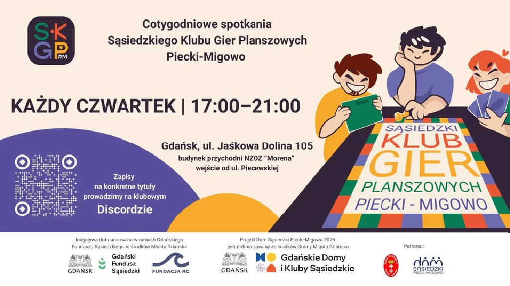 Czwartkowe planszówki w Domu Sąsiedzkim Piecki-Migowo