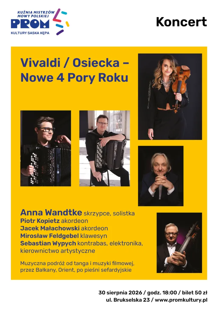 Vivaldi / Osiecka – Nowe 4 Pory Roku – koncert