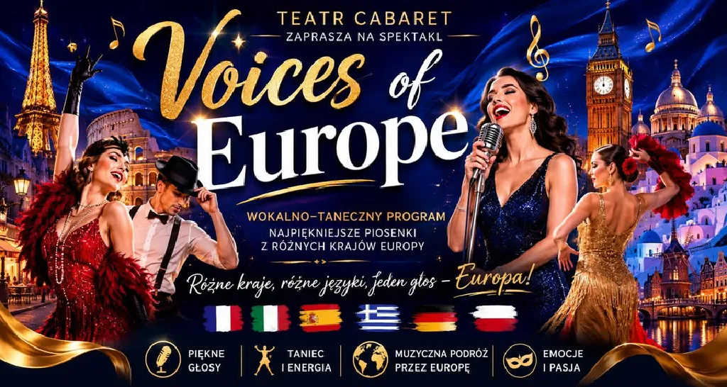 Voices of Europe – spektakl wokalno-taneczny