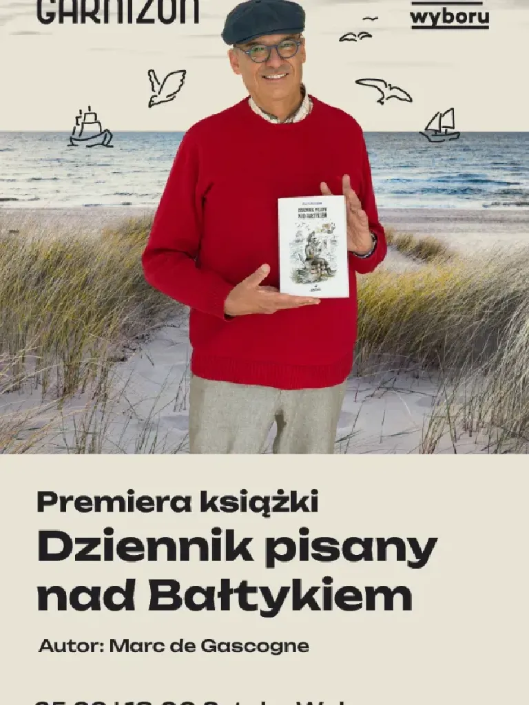 Dziennik pisany nad Bałtykiem – premiera książki Marca de Gascogne