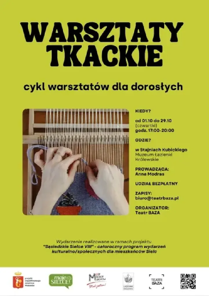 Warsztaty tkackie – cykl dla dorosłych