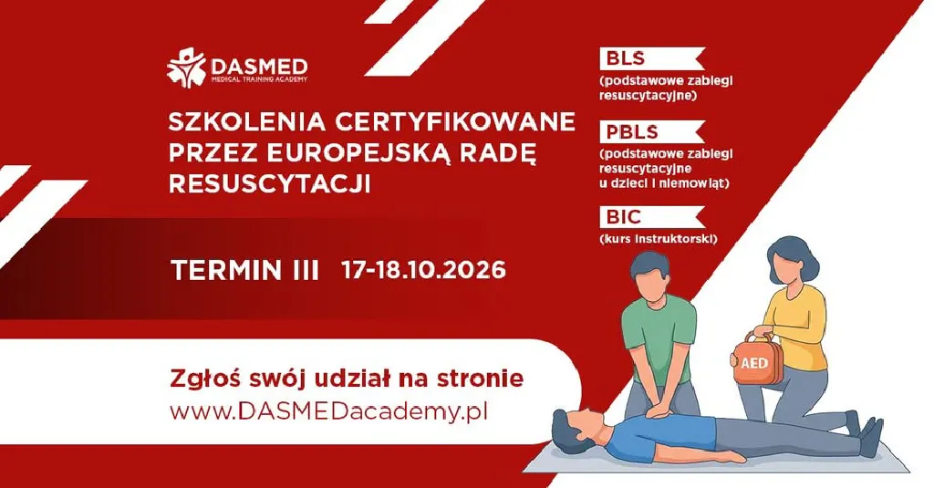 Kursy certyfikowane Europejskiej Rady Resuscytacji