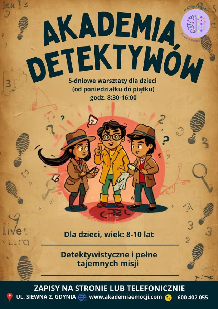Akademia Detektywów – letnie warsztaty dla dzieci