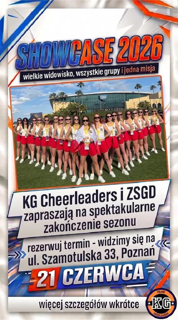 Showcase 2026 – widowisko KG Cheerleaders