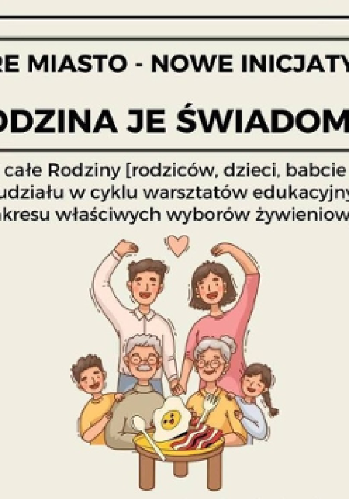Rodzina je świadomie – warsztaty żywieniowe