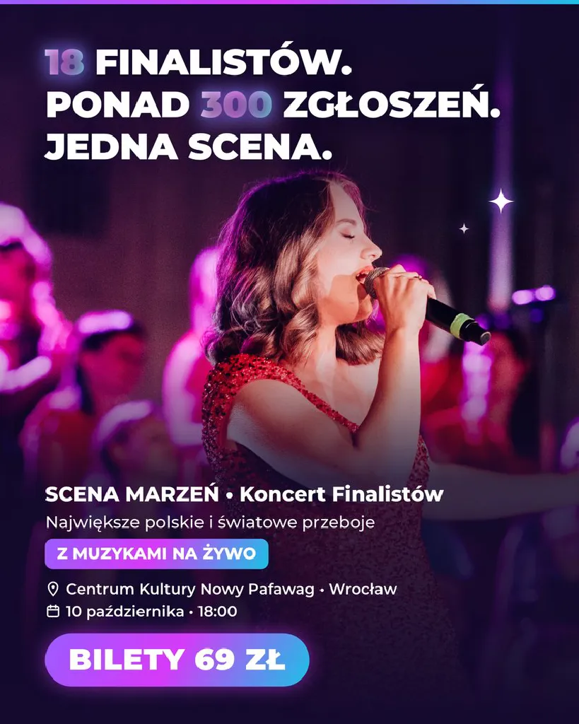 Wielki Finał „Sceny Marzeń” – konkurs wokalny