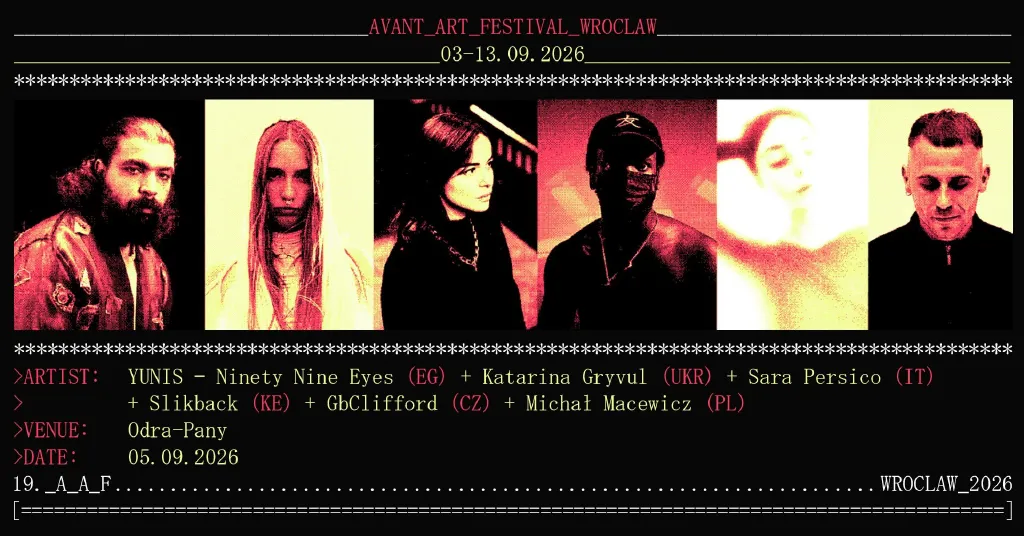 Avant Art Festival 2026 – koncerty w Odra-Pana
