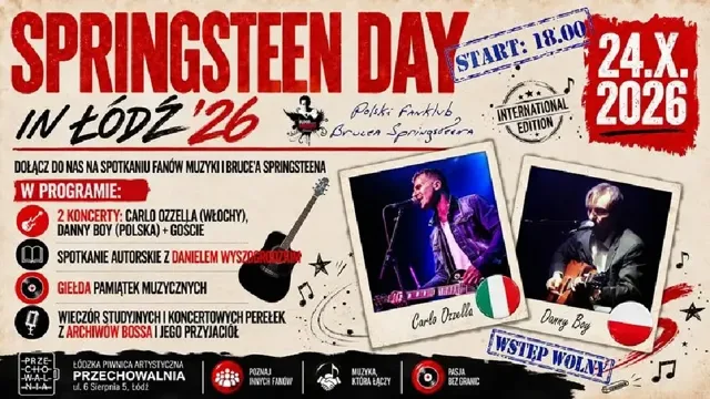 Springsteen Day in Łódź '26 w PRZECHOWALNI