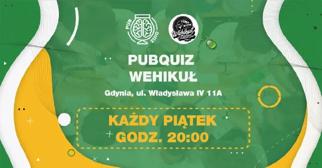 PubQuiz w Wehikule – drużynowy quiz z nagrodami