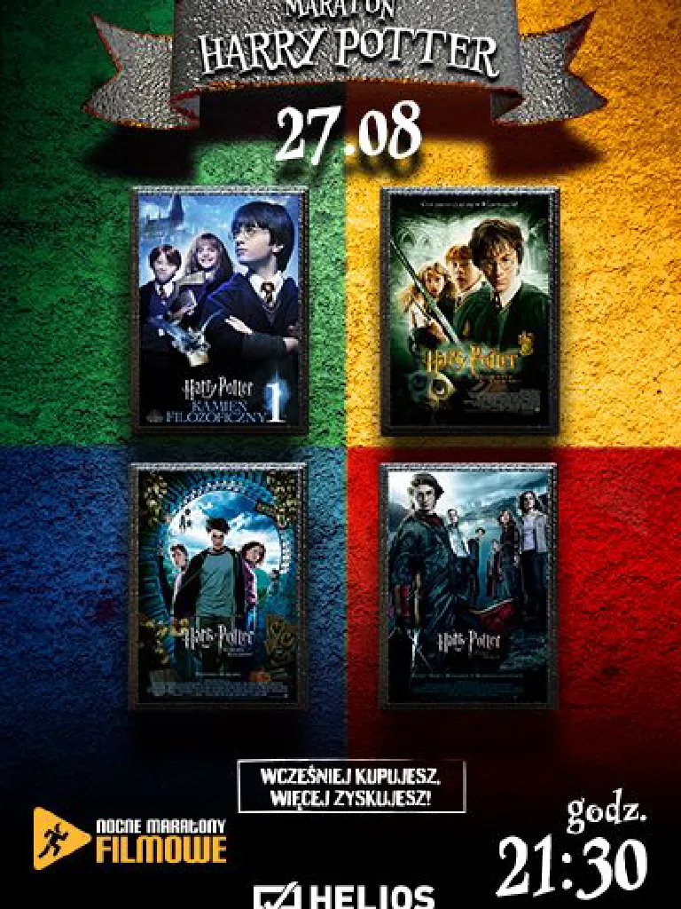 Maraton Harry Potter cz. 1-4