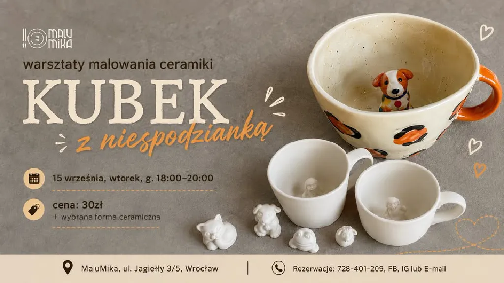 Kubek z niespodzianką – warsztaty ceramiczne