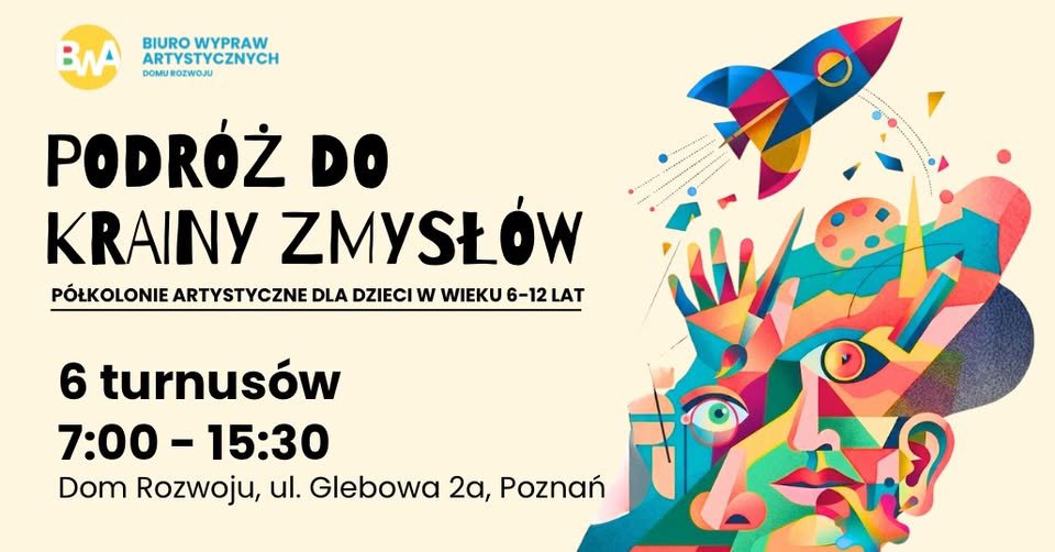 Podróż do Krainy Zmysłów: Półkolonie artystyczne