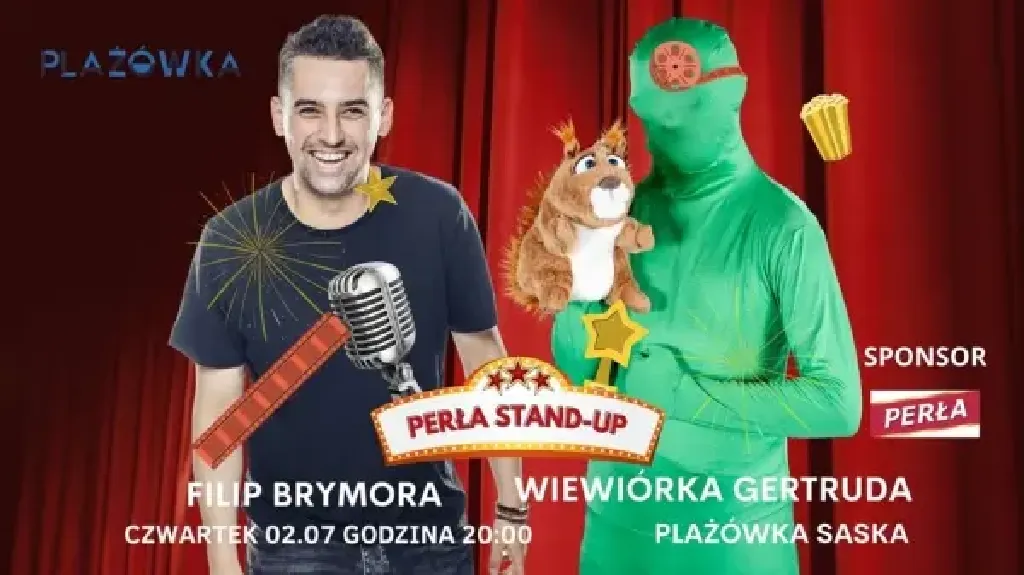 Stand-up na plaży Saska – Filip Brymora