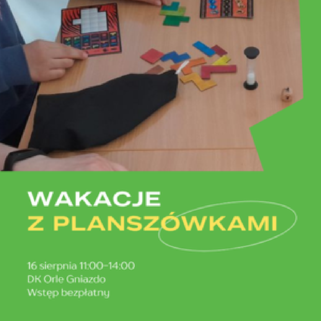 Wakacje z planszówkami – zajęcia dla dzieci i młodzieży