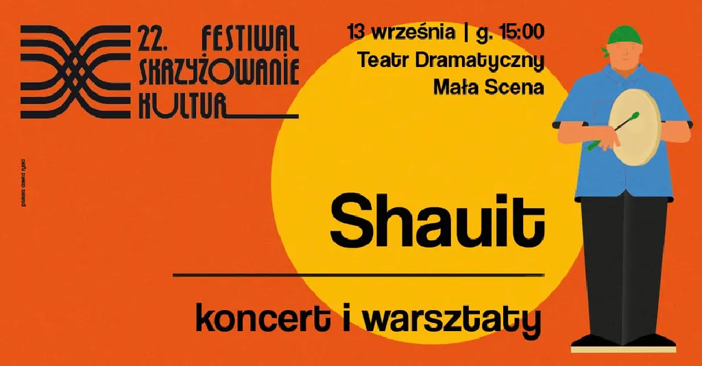 Shauit – koncert i warsztaty w ramach 22. Festiwalu Skrzyżowanie Kultur