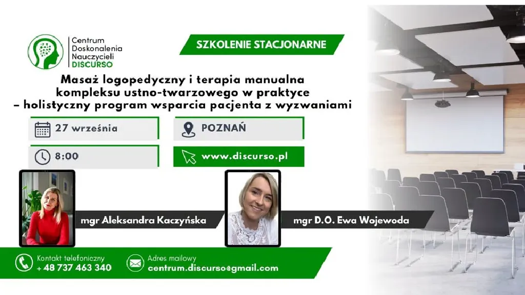 Masaż logopedyczny i terapia manualna – szkolenie