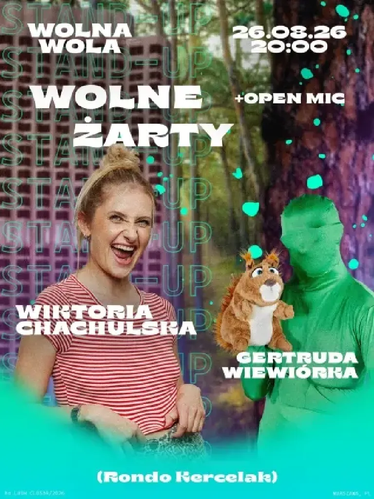 STAND UP Wiktoria Chachulska i Wiewiórka Gertruda – wieczór komediowy