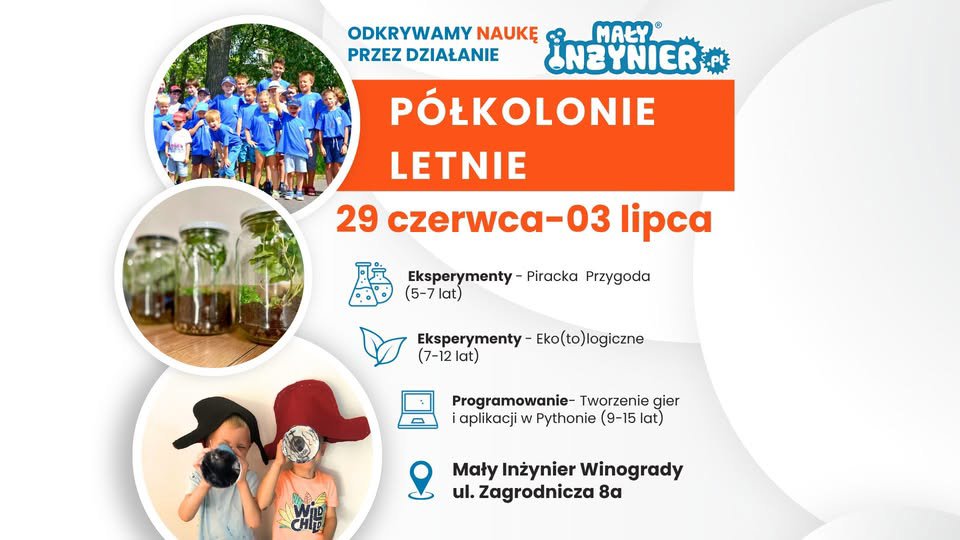 Półkolonie letnie: Eksperymenty, Eko i Python