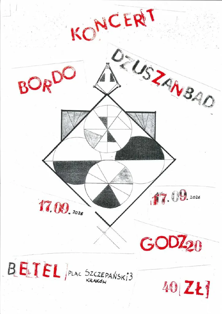 Bordo i DzuszanBad – koncerty w klubie Betel