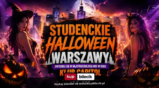 Studenckie Halloween Warszawy – impreza w Klubie Capitol