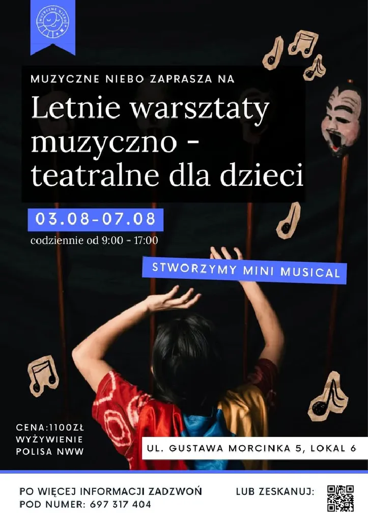 Letnie warsztaty muzyczno-teatralne dla dzieci