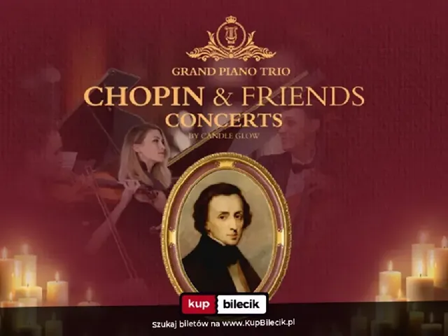 Chopin & Friends – koncert na trio fortepianowe przy blasku świec