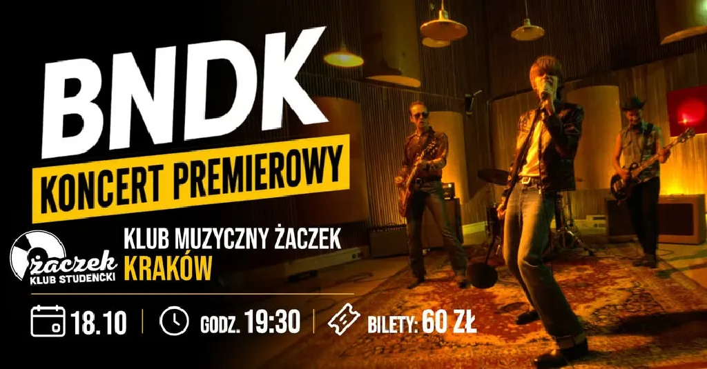 BNDK – premiera albumu „Vintage” w Klubie Żaczek