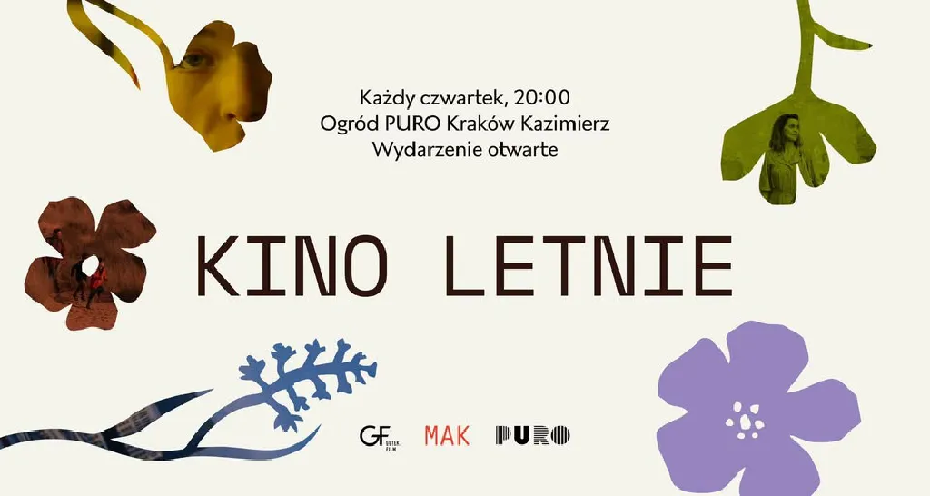 Kino letnie w ogrodzie PURO Kraków Kazimierz
