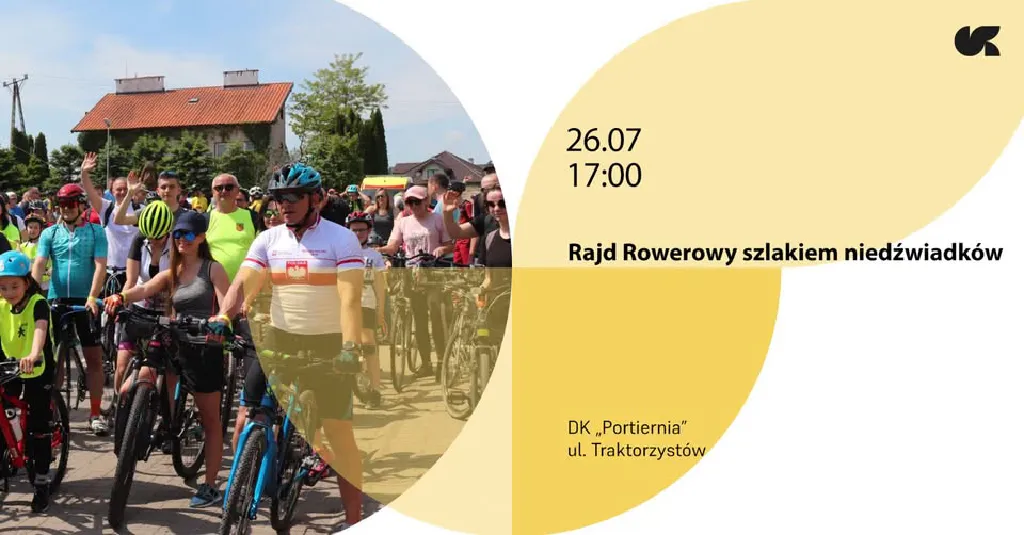 Rajd rowerowy śladami niedźwiadków