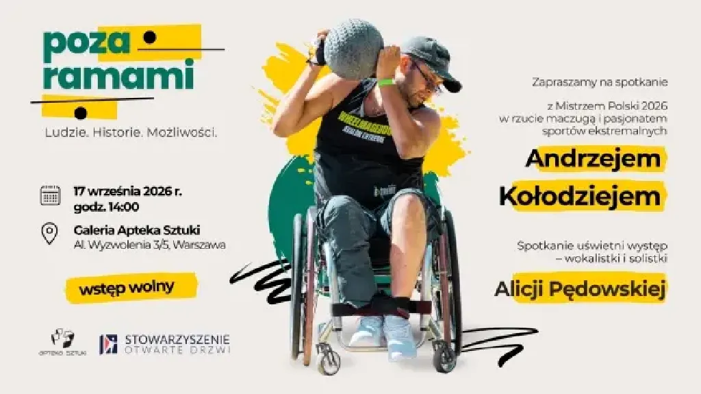 POZA RAMAMI – spotkanie i koncert w Galerii Apteka Sztuki