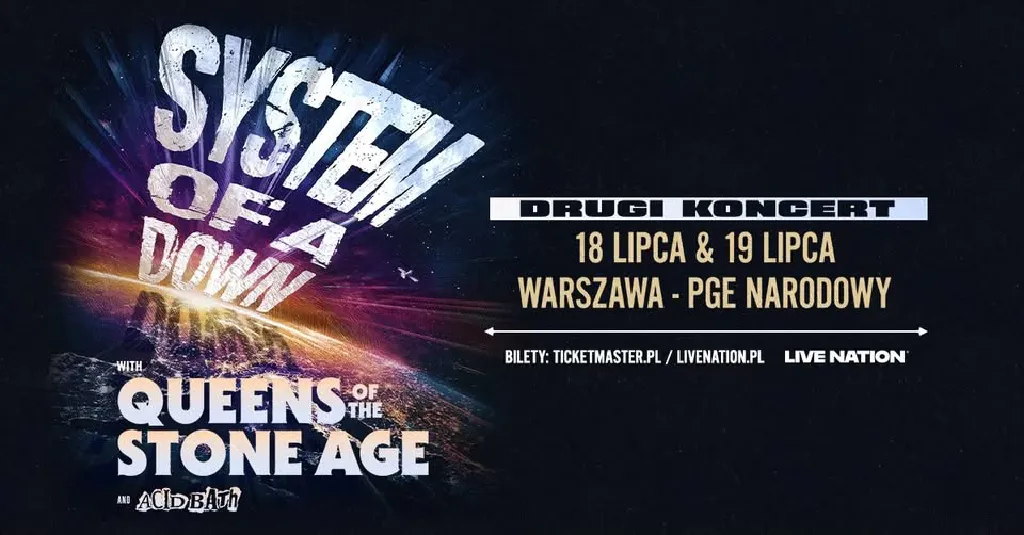 System Of A Down – koncert na PGE Narodowym
