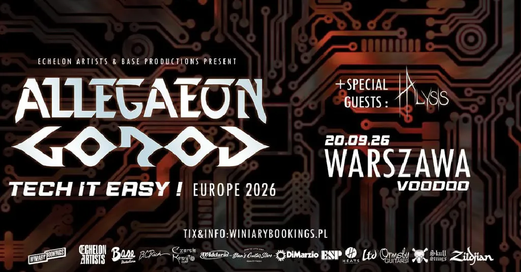 Allegaeon, Gorod i Halysis – koncert