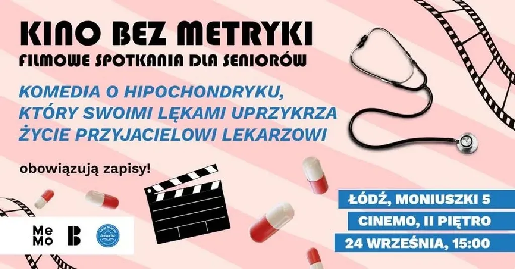 Kino bez metryki – filmowe spotkania dla seniorów