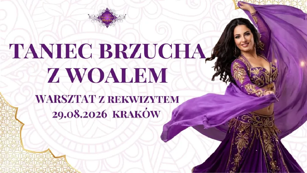 Taniec brzucha z woalem – warsztaty z Hayfą