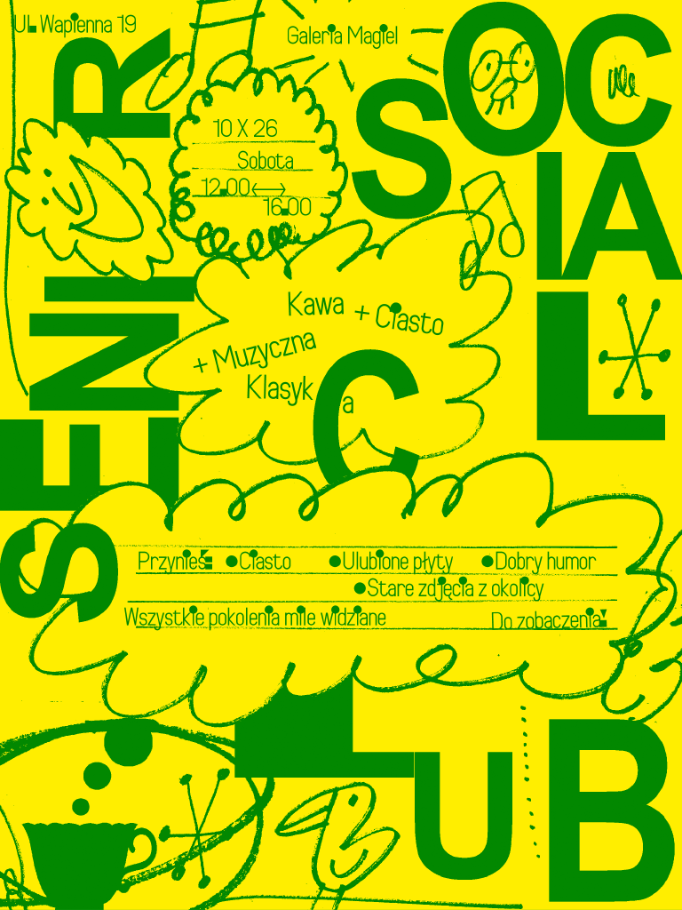 Senior Social Club – spotkanie sąsiedzkie w Galerii Magiel
