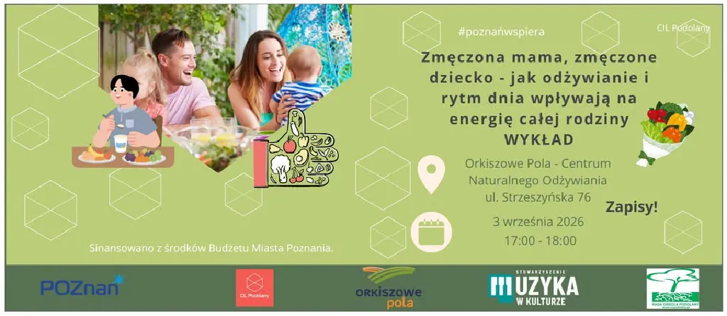 Zmęczona mama, zmęczone dziecko – wykład o odżywianiu i rytmie dnia