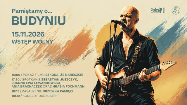 Pamiętamy o… Budyniu – spotkanie z twórczością Jacka „Budynia” Szymkiewicza