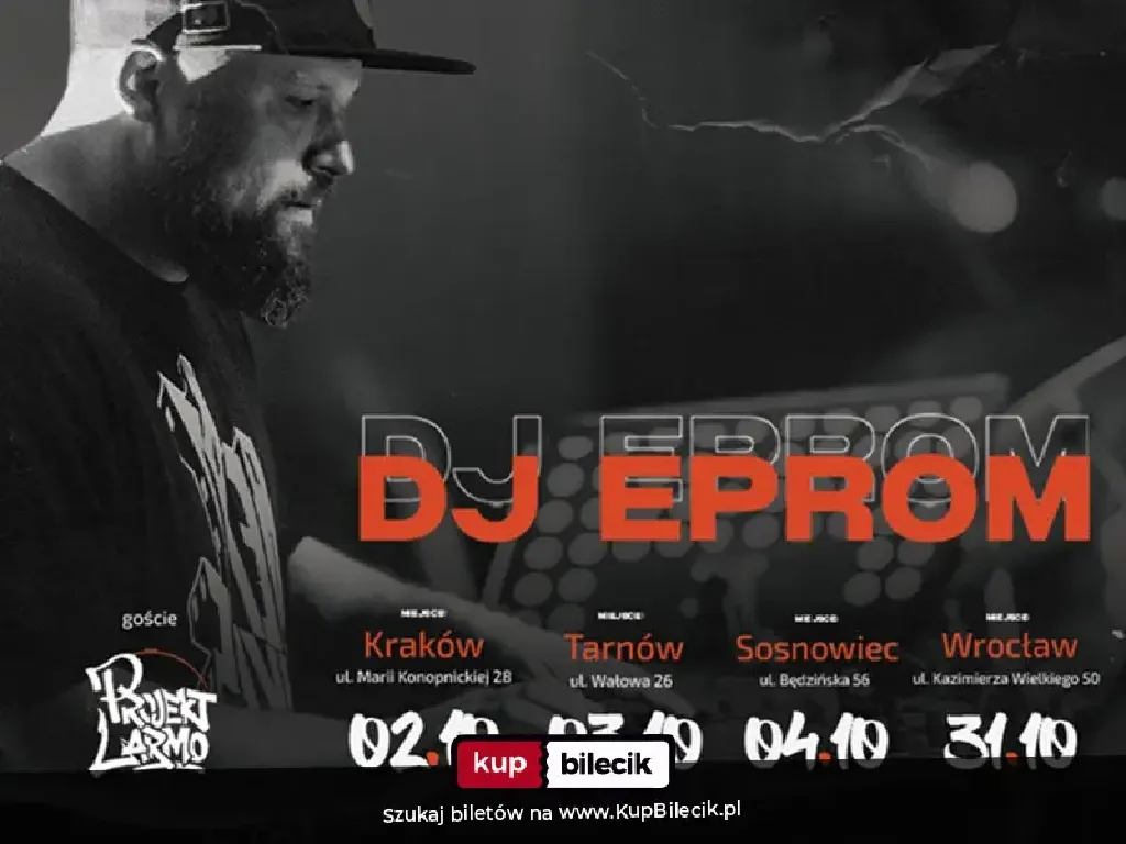 DJ EPROM i Projekt LARMO – koncert