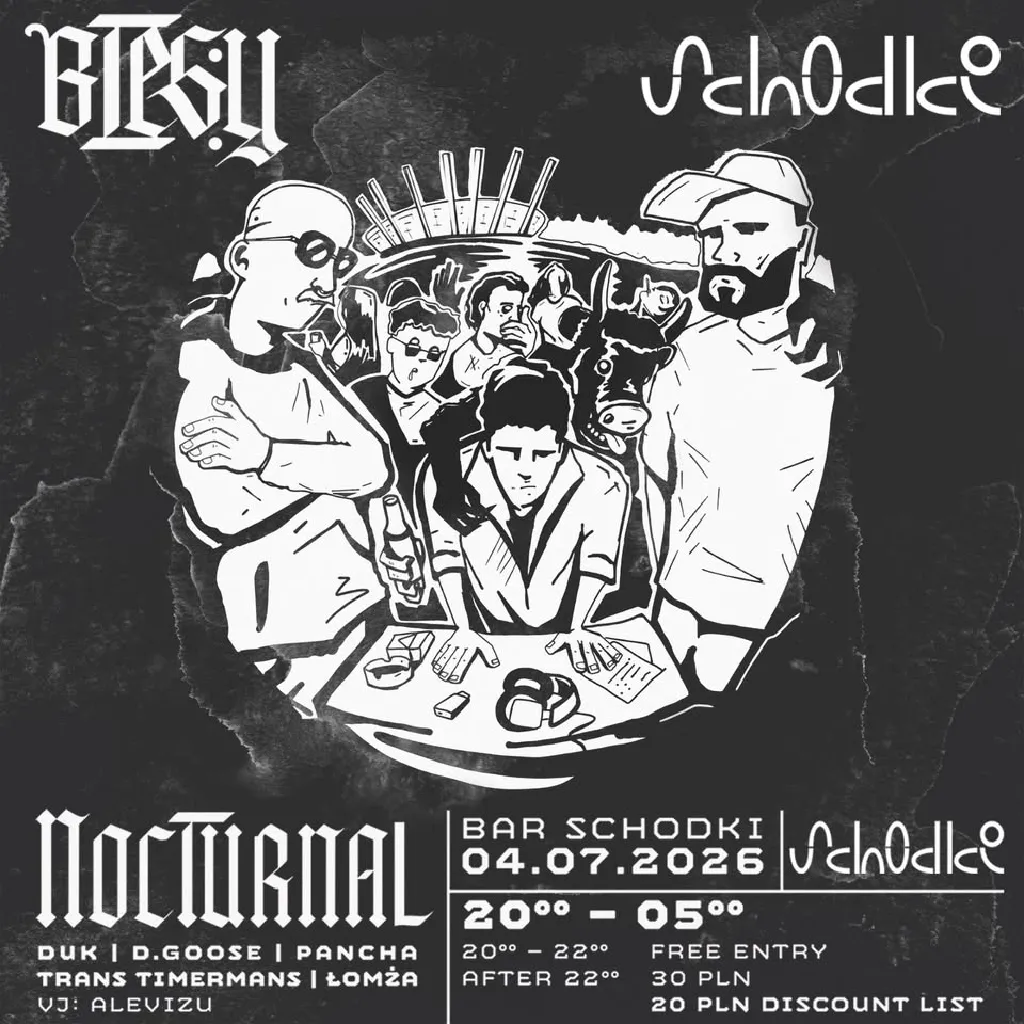 BIESY: NOCTURNAL – impreza techno nad Wisłą