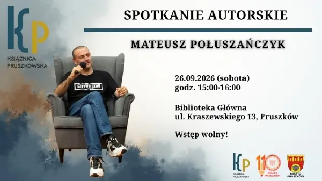 Mateusz Połuszańczyk – spotkanie autorskie