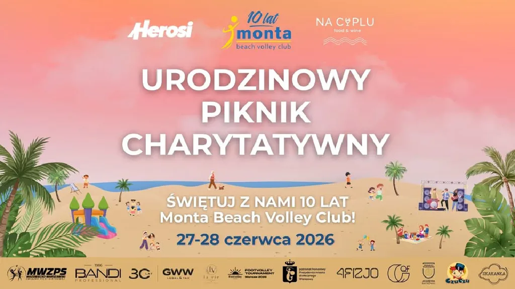 Urodzinowy piknik charytatywny Monta Beach Volley Club