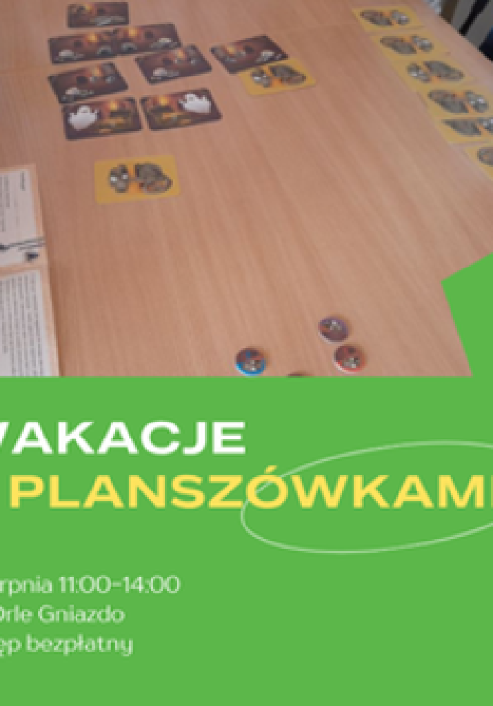 Wakacje z planszówkami – zajęcia dla dzieci i młodzieży
